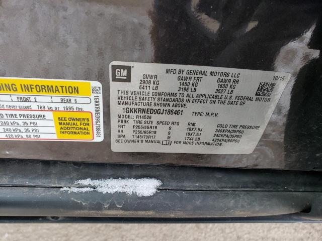 1GKKRNED9GJ186461 GMC ACADIA SLE