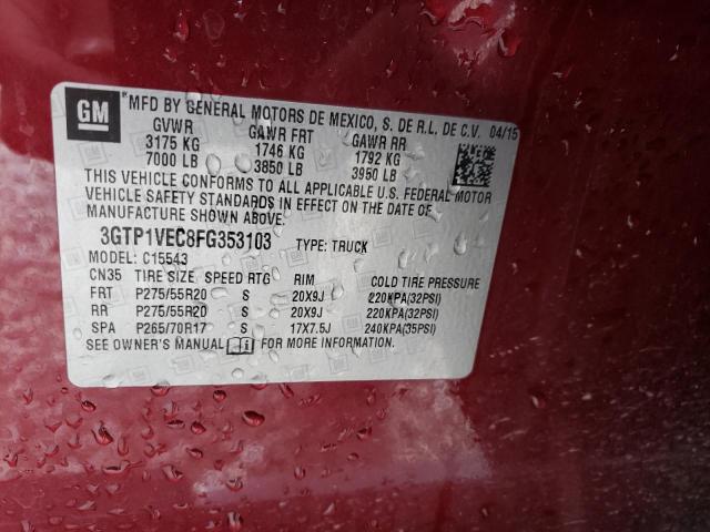 3GTP1VEC8FG353103 GMC Sierra C1500 Slt