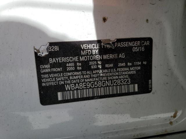 WBA8E9G58GNU28323 BMW 328 I Sulev