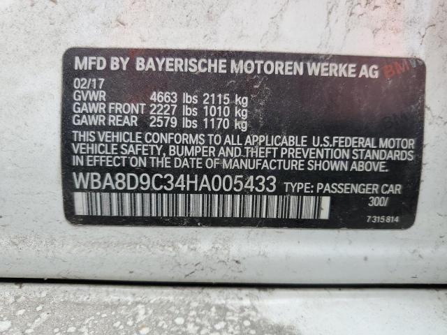 WBA8D9C34HA005433 BMW 330 XI