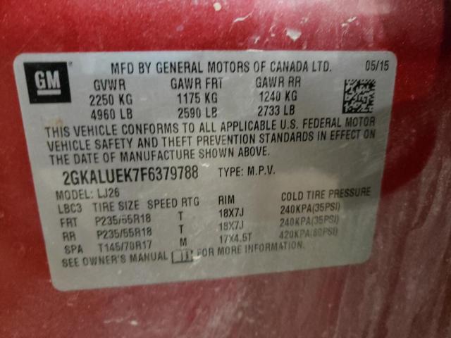 2GKALUEK7F6379788 GMC Terrain Denali