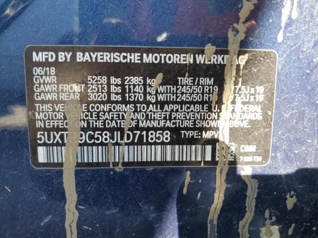 5UXTR9C58JLD71858 BMW X3 Xdrive30i