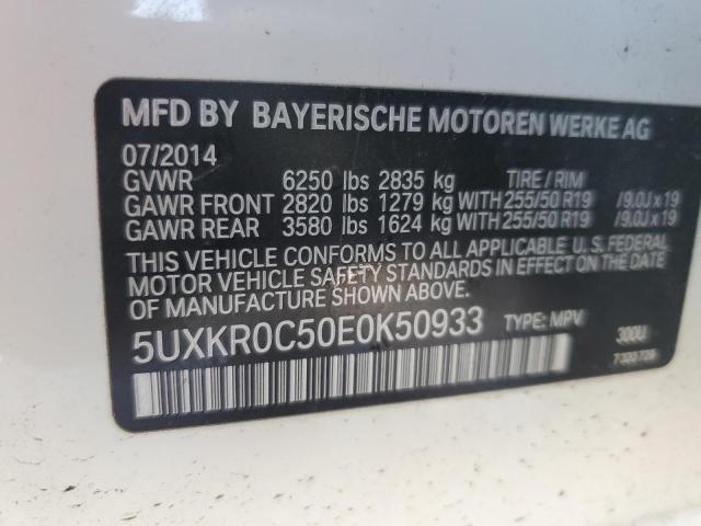 5UXKR0C50E0K50933 BMW X5 Xdrive35i