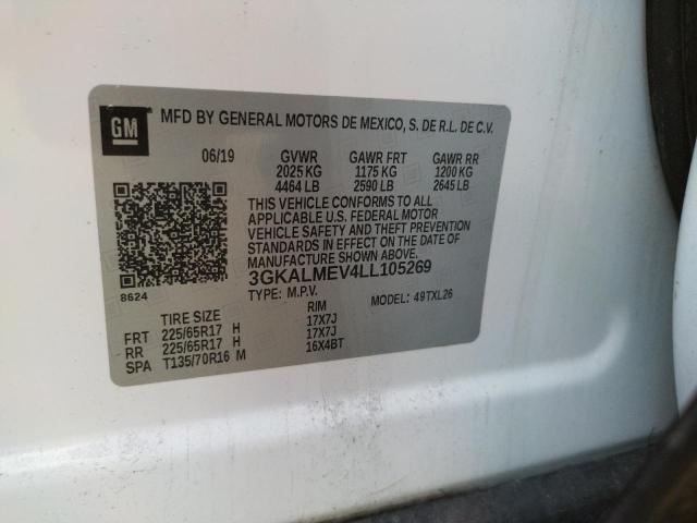 3GKALMEV4LL105269 GMC Terrain Sle