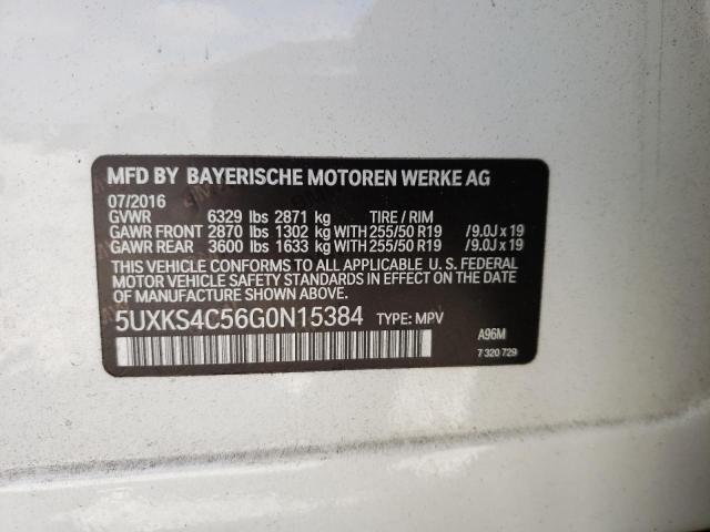 5UXKS4C56G0N15384 BMW X5 Xdrive35d