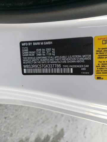 WBS3R9C57GK337786 BMW M4