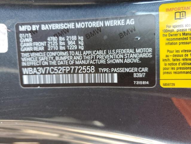 WBA3V7C52FP772558 BMW 428 I Sulev