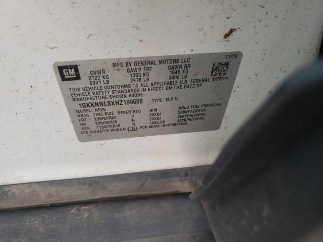 1GKKNNLSXHZ199686 GMC Acadia Slt-2