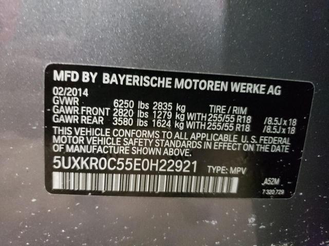 5UXKR0C55E0H22921 BMW X5 Xdrive35i