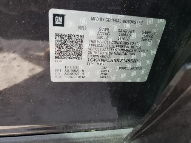 1GKKNPLSXKZ145520 GMC Acadia Denali