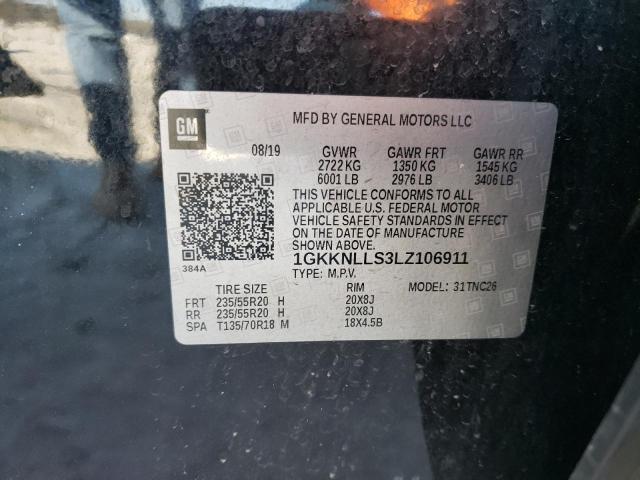 1GKKNLLS3LZ106911 GMC Acadia At4