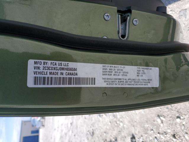 2C3CDXGJ0MH656584 Dodge Charger Scat Pack