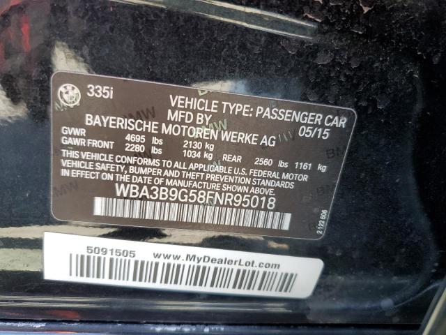 WBA3B9G58FNR95018 BMW 335 XI
