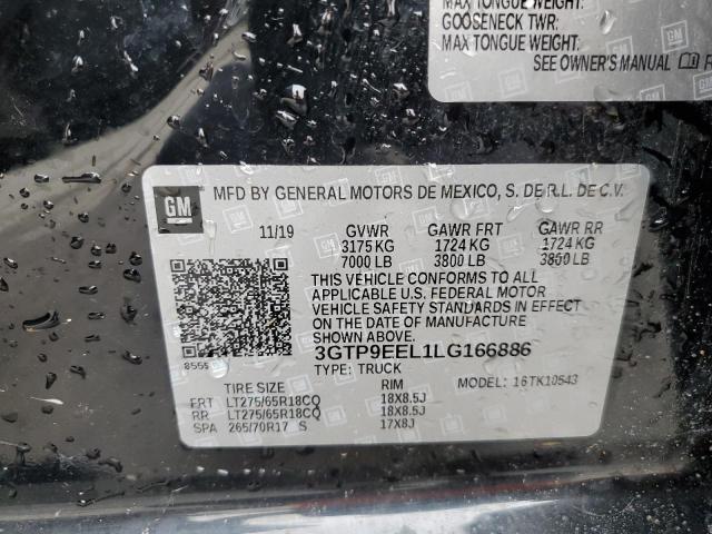 3GTP9EEL1LG166886 GMC Sierra K1500 At4
