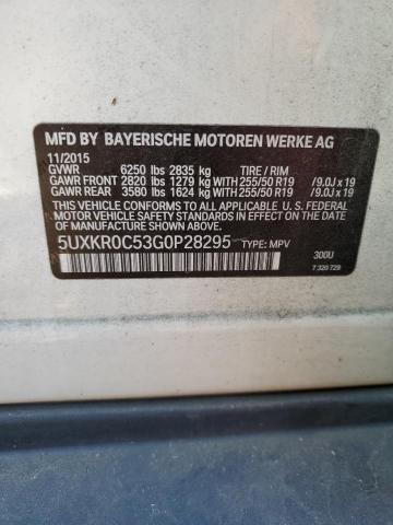 5UXKR0C53G0P28295 BMW X5 Xdrive35i