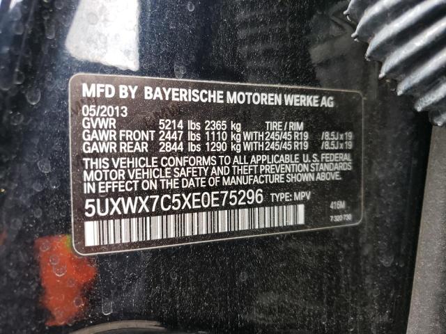 5UXWX7C5XE0E75296 BMW X3 Xdrive35i
