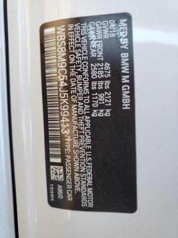 WBS8M9C54J5K99413 BMW M3