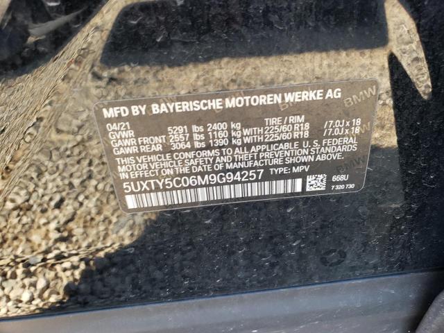 5UXTY5C06M9G94257 BMW X3 Xdrive30i