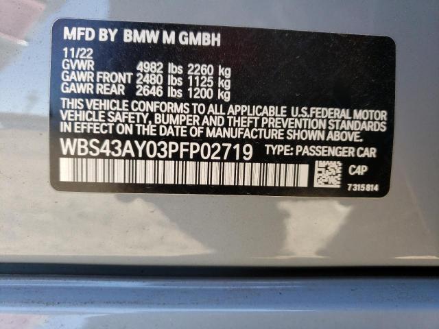 WBS43AY03PFP02719 BMW M3 Competition