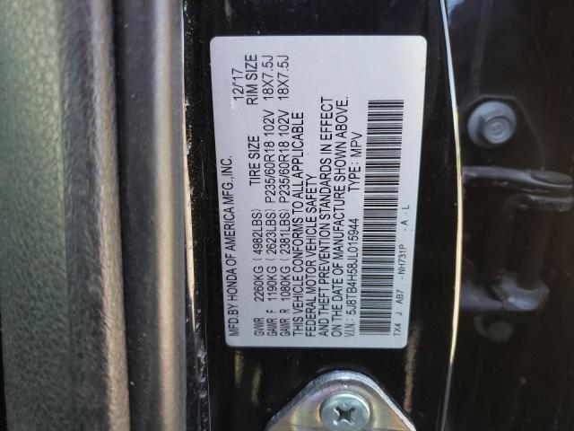 5J8TB4H58JL015944 Acura Rdx Technology