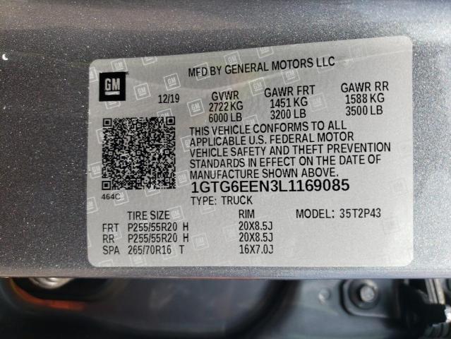 1GTG6EEN3L1169085 GMC Canyon Denali