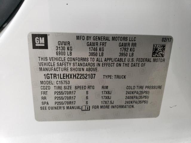 1GTR1LEHXHZ252107 GMC Sierra C1500