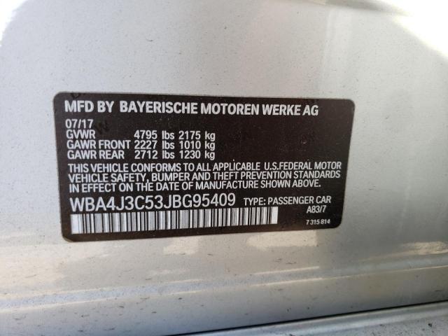 WBA4J3C53JBG95409 BMW 430xi Gran Coupe