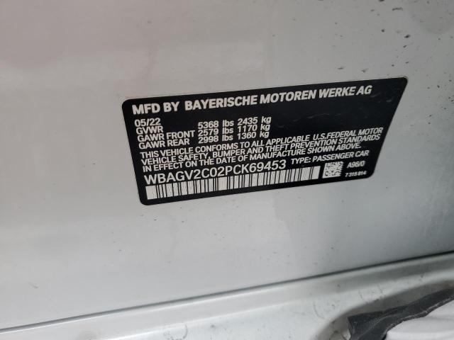 WBAGV2C02PCK69453 BMW 840i