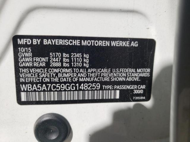 WBA5A7C59GG148259 BMW 528 XI