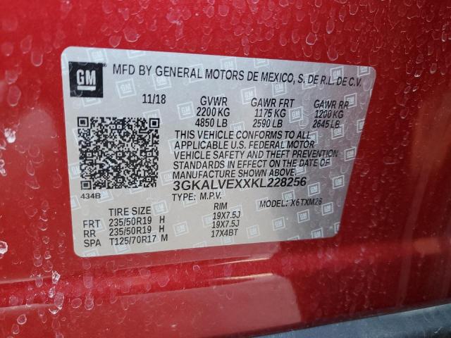 3GKALVEXXKL228256 GMC Terrain Slt