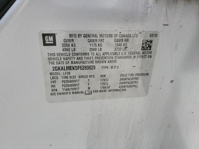 2GKALMEK5F6289829 GMC Terrain Sle