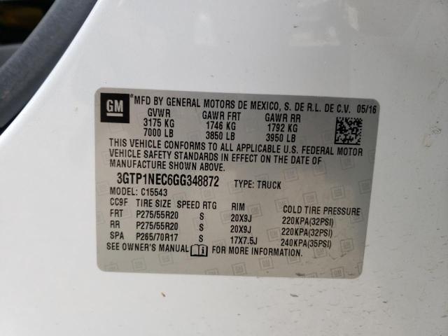 3GTP1NEC6GG348872 GMC Sierra C1500 Slt
