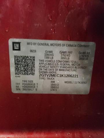 2GTV2MEC1K1206221 GMC Sierra Limited K1500 Sle