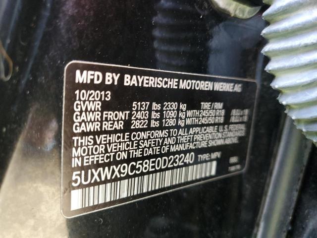 5UXWX9C58E0D23240 BMW X3 Xdrive28i