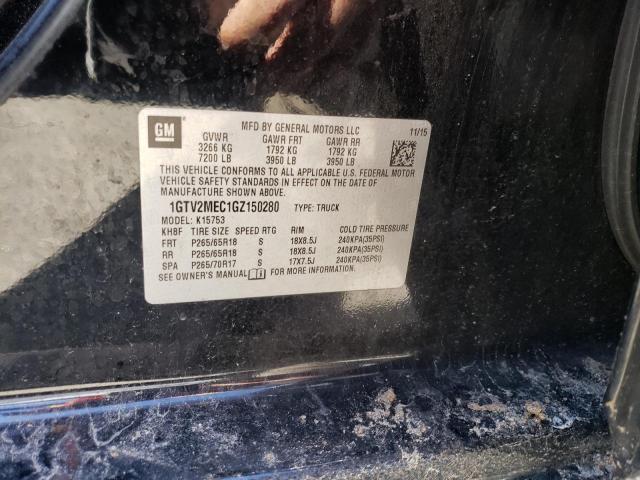 1GTV2MEC1GZ150280 GMC Sierra K1500 Sle