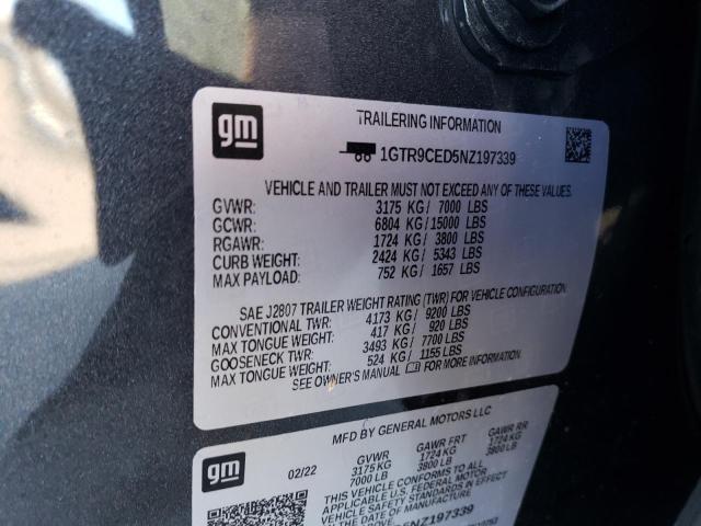 1GTR9CED5NZ197339 GMC Sierra Limited K1500 Elevation