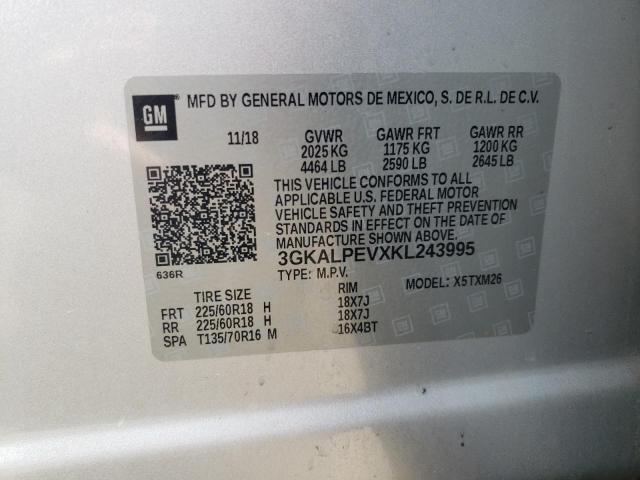 3GKALPEVXKL243995 GMC Terrain Slt