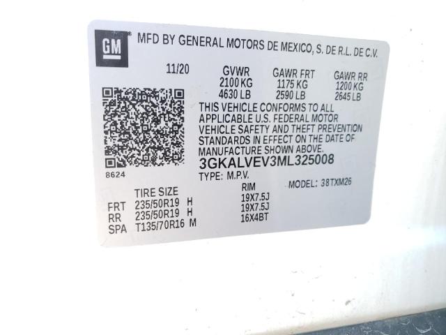 3GKALVEV3ML325008 GMC Terrain Slt