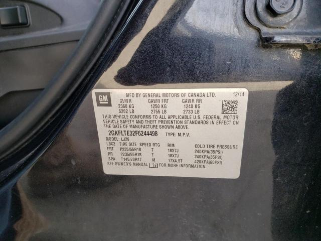 2GKFLTE32F6244498 GMC Terrain Slt