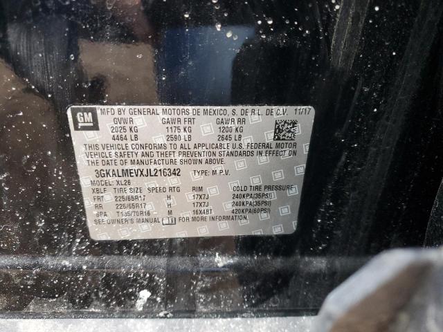 3GKALMEVXJL216342 GMC Terrain Sle