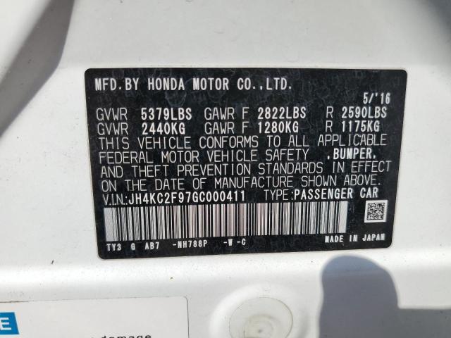 JH4KC2F97GC000411 Acura Rlx Sport Hybrid Advance