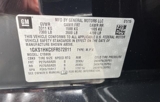 1GKS1HKC6FR572811 GMC Yukon Xl C1500 Slt