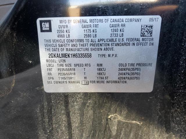 2GKALMEK1H6335658 GMC Terrain Sle