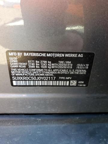 5UXKR0C50J0Y02117 BMW X5 Xdrive35i