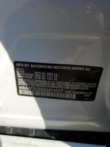 WBA7F2C53GG415537 BMW 750 Xi