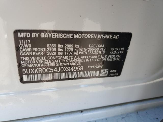 5UXKR0C54J0X94958 BMW X5 Xdrive35i