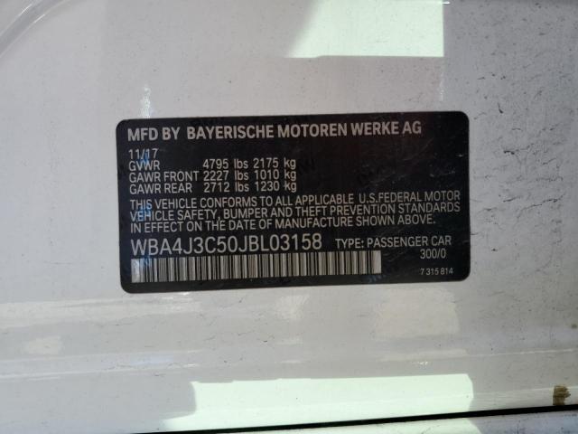 WBA4J3C50JBL03158 BMW 430xi Gran Coupe