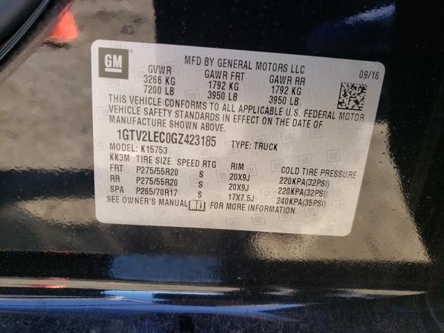 1GTV2LEC0GZ423185 GMC Sierra K1500