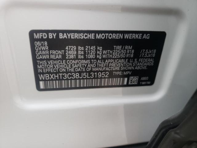 WBXHT3C38J5L31952 BMW X1 Xdrive28i