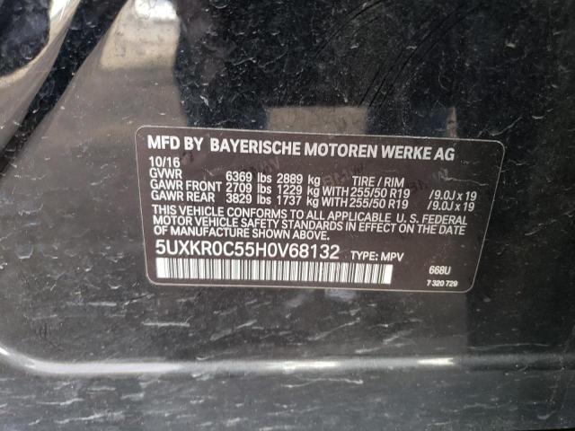 5UXKR0C55H0V68132 BMW X5 Xdrive35i